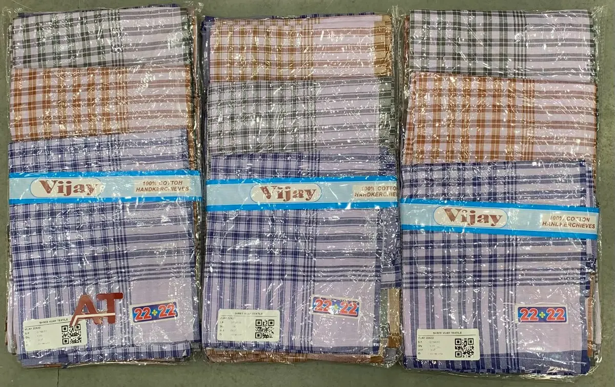 Vijay 22X22 — wholesale gents rumal 1, Apsara Textiles Itwari Nagpur