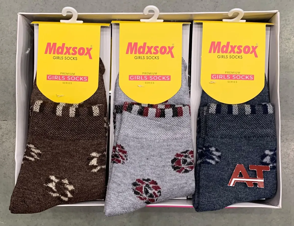 Woolen Terry Mdx Ladies Ankle Socks — wholesale, Apsara Textiles Nagpur