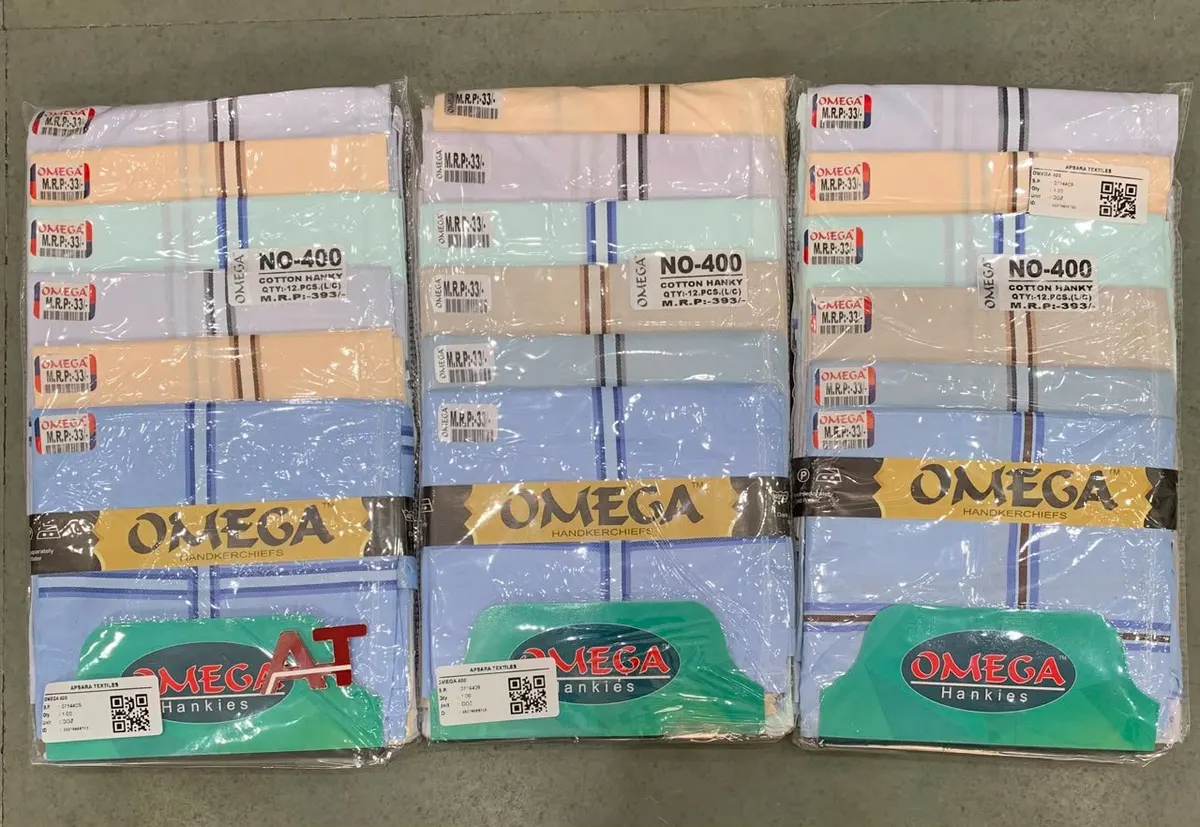 Omega 400 — wholesale gents rumal 2, Apsara Textiles Itwari Nagpur
