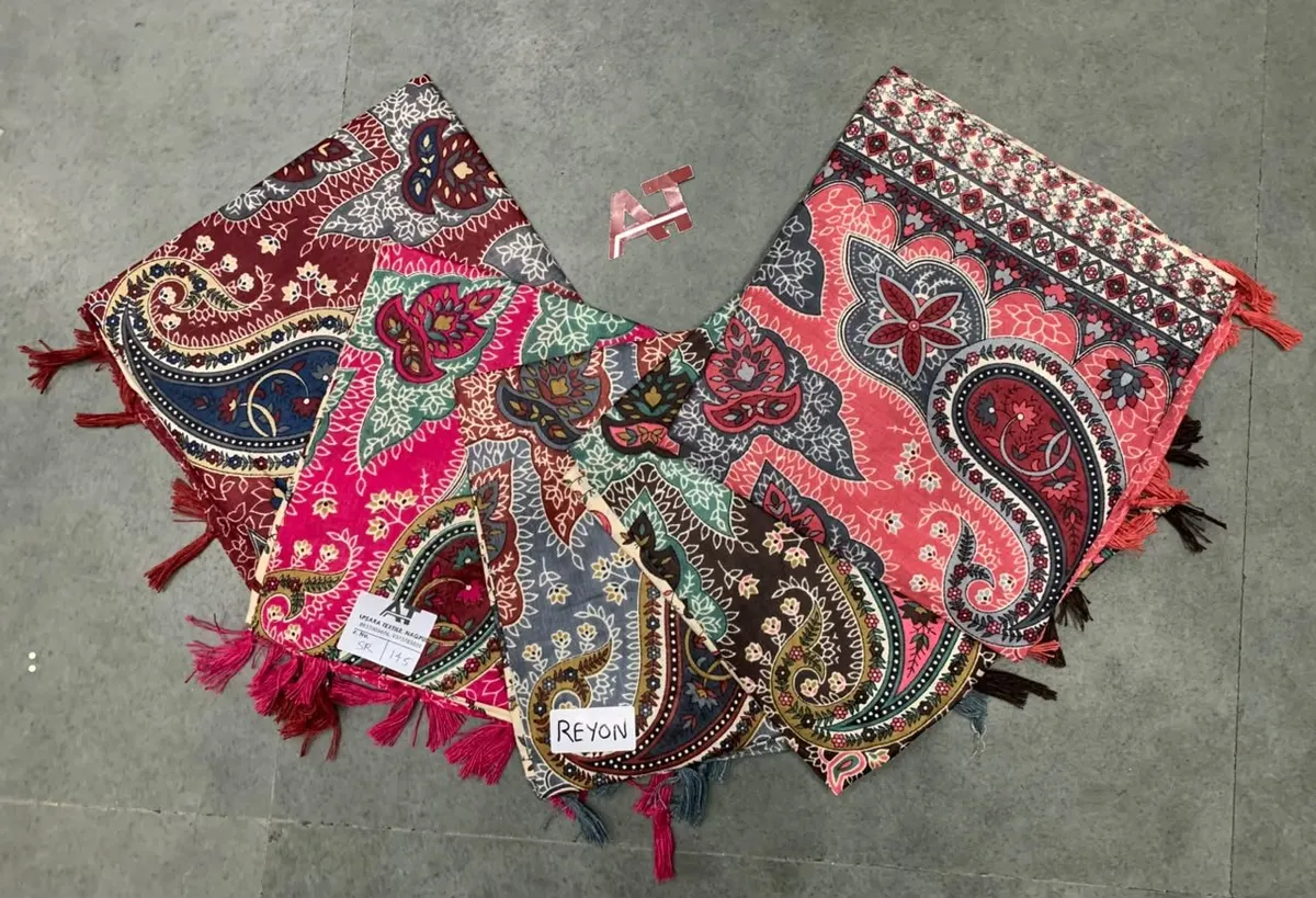 Sharvan Reyon Stole — wholesale reyon stole heavy, Apsara Textiles Itwari Nagpur
