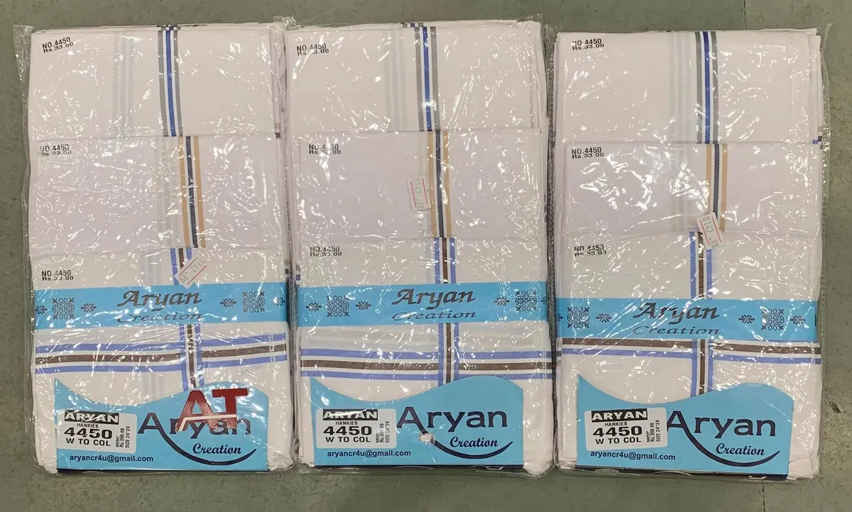 Aryan 4450 — wholesale gents rumal 1, Apsara Textiles Itwari Nagpur