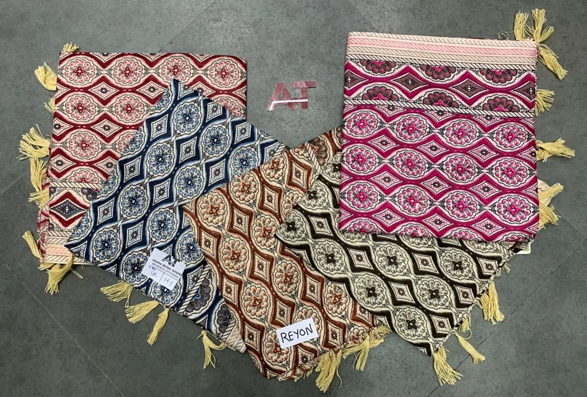 Sharvan Reyon Stole — wholesale reyon stole heavy, Apsara Textiles Itwari Nagpur