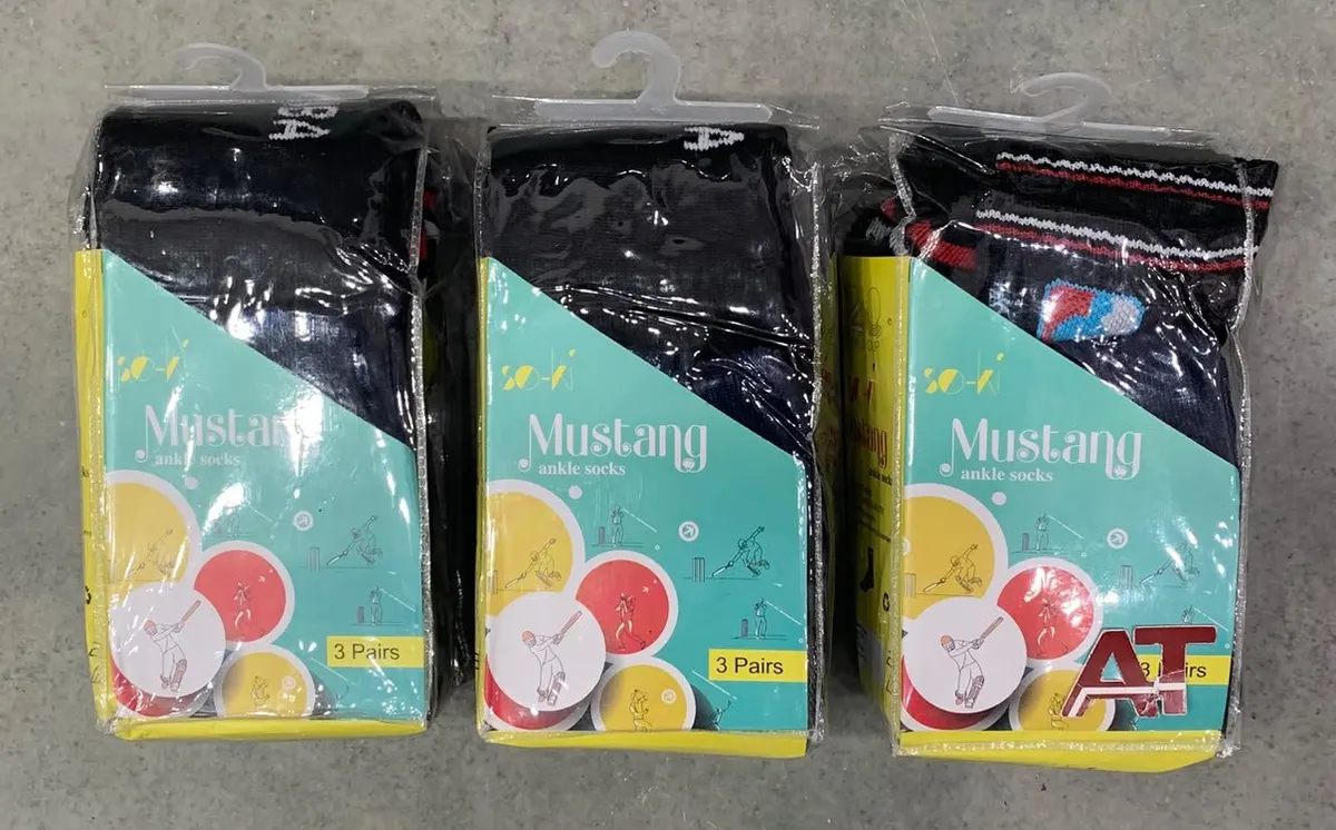 Socks 3 Pcs Mustang — wholesale 3 pcs socks, Apsara Textiles Itwari Nagpur
