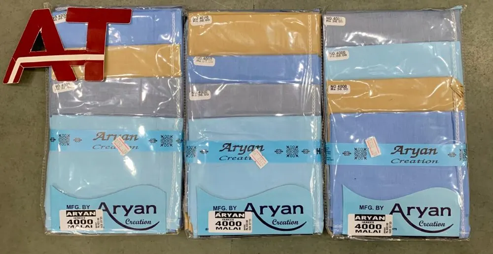 Aryan 4000 Col — wholesale gents rumal 2, Apsara Textiles Itwari Nagpur