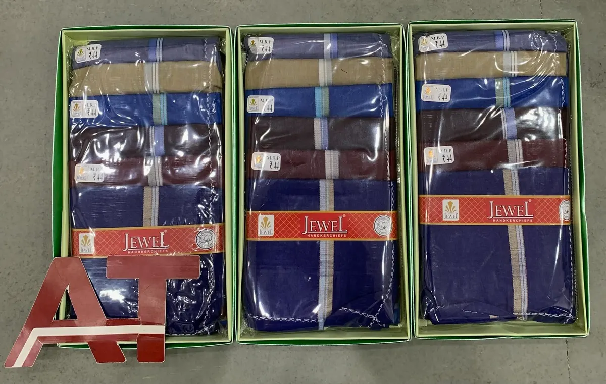 Jewel J63 D/b — wholesale gents box rumal, Apsara Textiles Itwari Nagpur