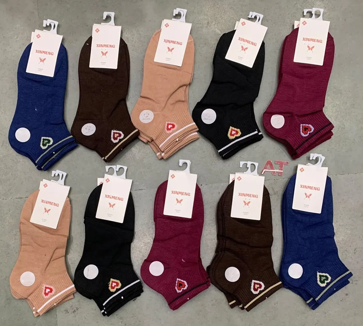 Xinmeng Ladies Short Ankle Socks — wholesale ladies china socks, Apsara Textiles Itwari Nagpur