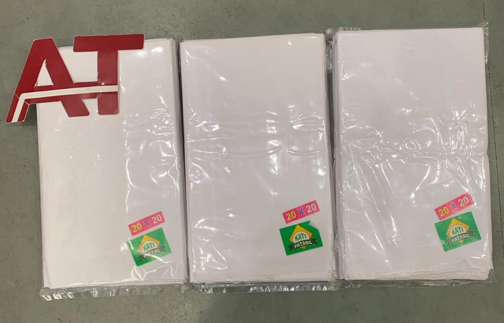 W W 20X20 — wholesale white rumal, Apsara Textiles Itwari Nagpur