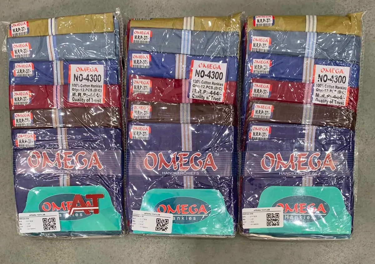 Omega 4300 — wholesale gents rumal 2, Apsara Textiles Itwari Nagpur