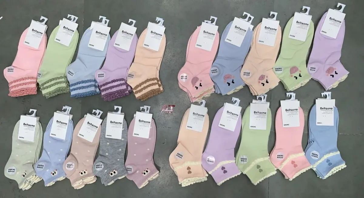 Beihaomp Ladies Short Ankle Socks — wholesale ladies china socks, Apsara Textiles Itwari Nagpur