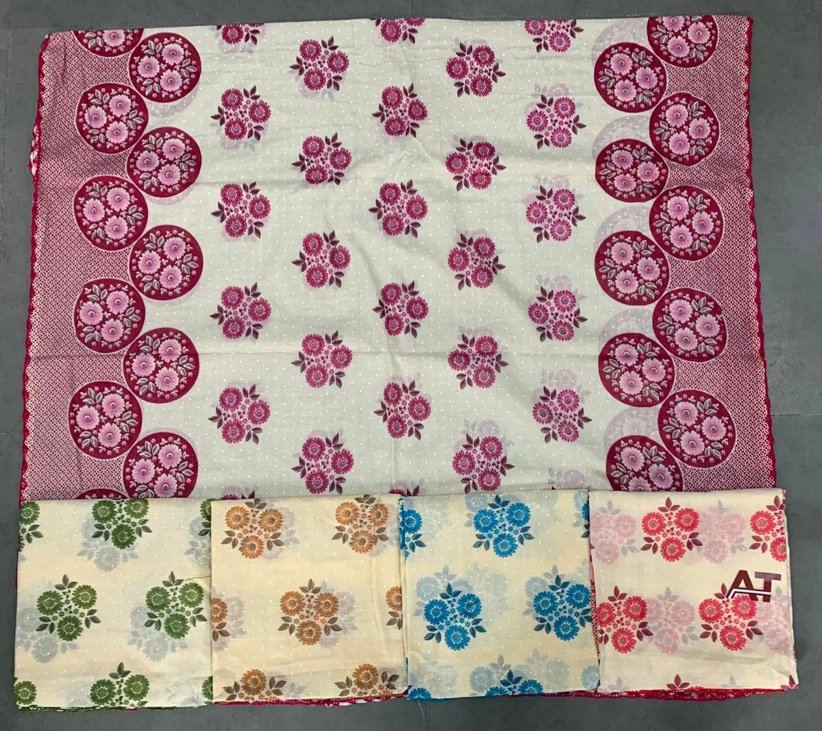 Cotton Dupatta Rutvi Fancy — wholesale cotton dupatta, Apsara Textiles Itwari Nagpur