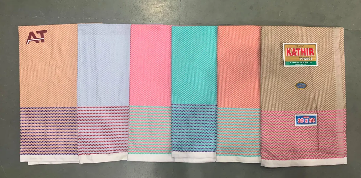 Kathir Lovely 30X60 — wholesale cotton towels, Apsara Textiles Itwari Nagpur