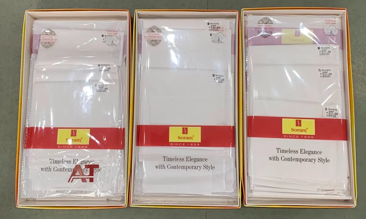 Soram 193 W/w — wholesale gents box rumal, Apsara Textiles Itwari Nagpur