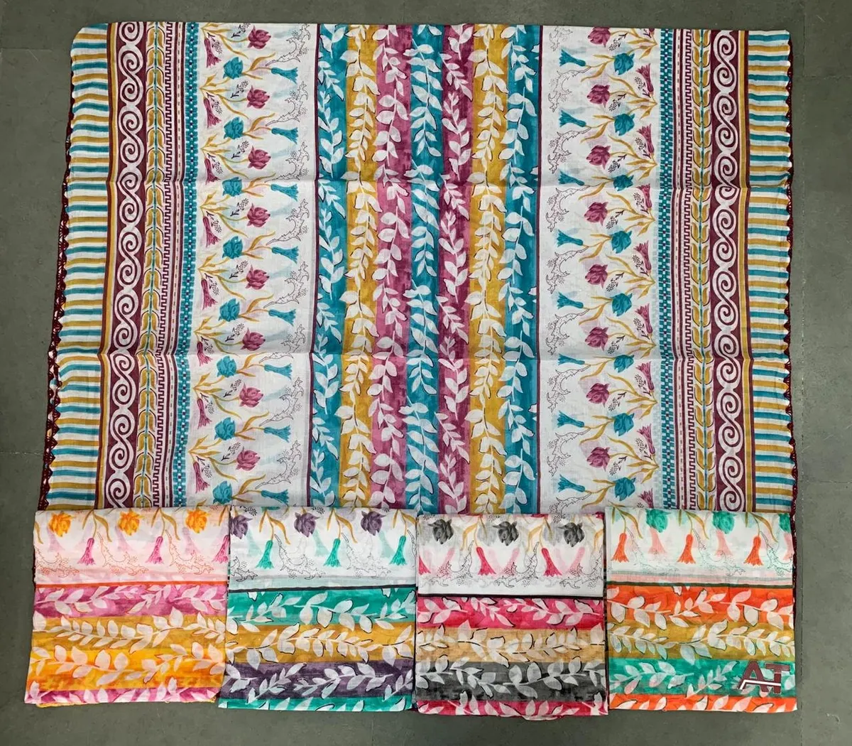 Cotton Dupatta Sharmila Fancy — wholesale cotton dupatta, Apsara Textiles Itwari Nagpur