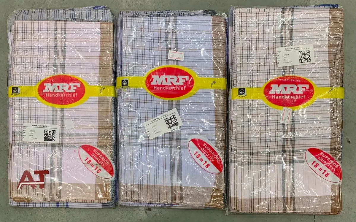 Mrf — wholesale gents rumal 1, Apsara Textiles Itwari Nagpur