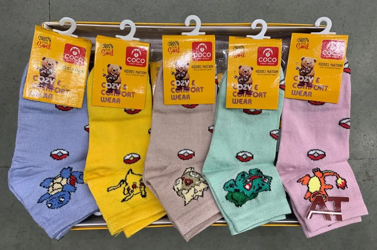 Pokemon Kids Socks — wholesale, Apsara Textiles Nagpur