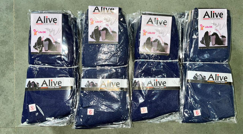 Blue Socks 5/6 — wholesale kids socks, Apsara Textiles Itwari Nagpur