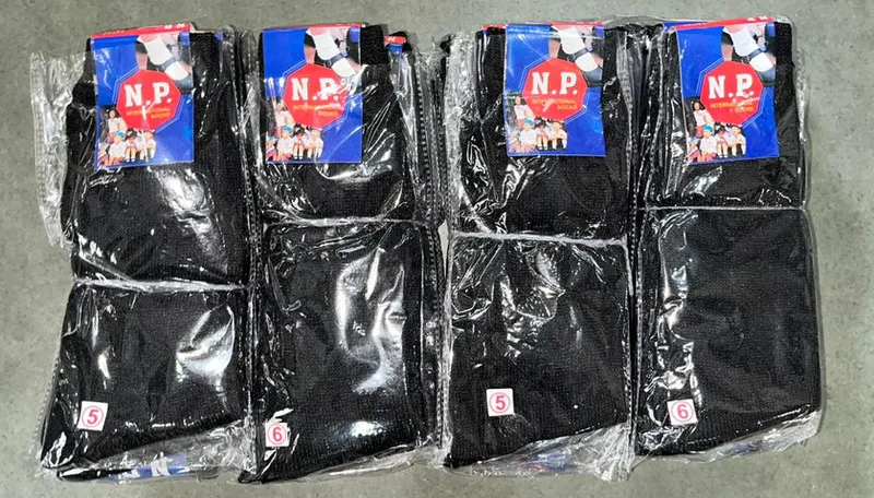 Black Socks 5/6 — wholesale, Apsara Textiles Nagpur
