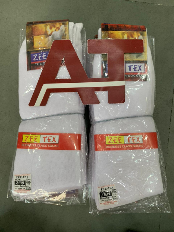 White Socks Full Size Zeetex — wholesale kids socks, Apsara Textiles Itwari Nagpur