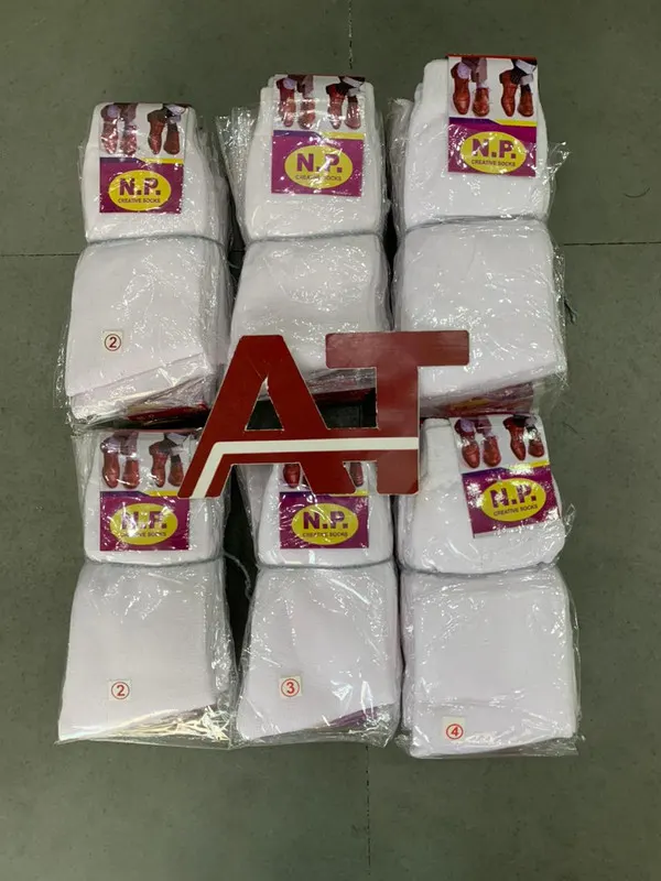 White Socks 2/3/4 — wholesale, Apsara Textiles Nagpur