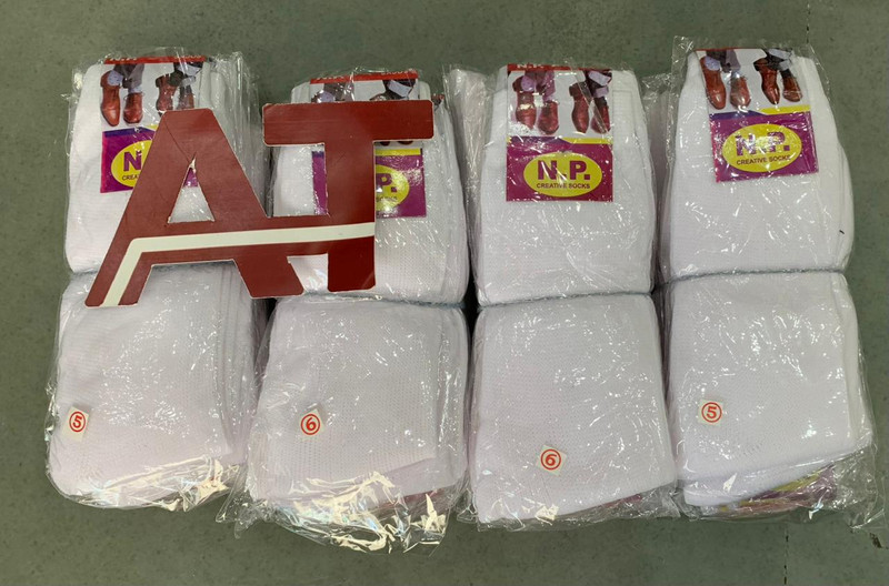 White Socks 5/6 — wholesale, Apsara Textiles Nagpur