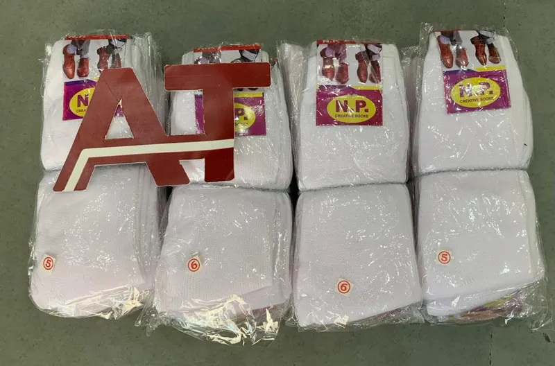 White Socks 5/6 — wholesale, Apsara Textiles Nagpur