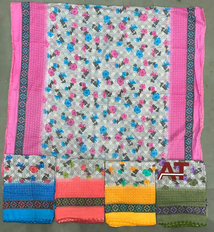 Cotton Dupatta Riddhi Fancy — wholesale cotton dupatta, Apsara Textiles Itwari Nagpur