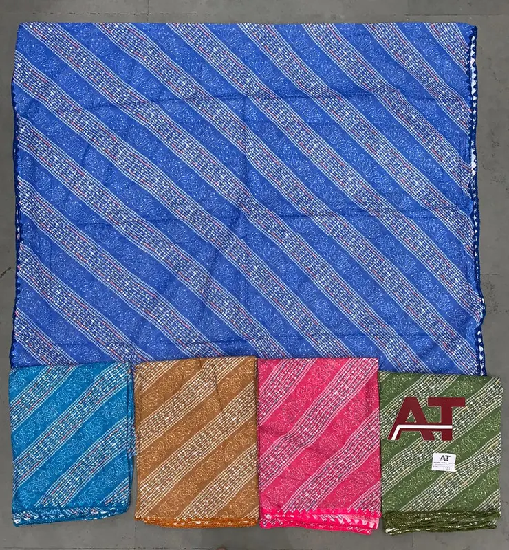 Cotton Dupatta Bandej Queen — wholesale, Apsara Textiles Nagpur