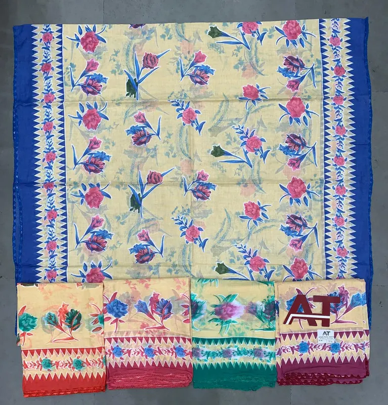 Cotton Dupatta Zinnat Fancy — wholesale cotton dupatta, Apsara Textiles Itwari Nagpur