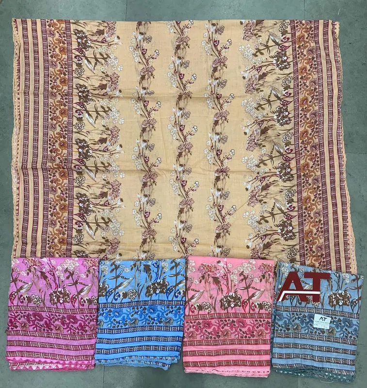 Cotton Dupatta Aahana Fancy — wholesale cotton dupatta, Apsara Textiles Itwari Nagpur
