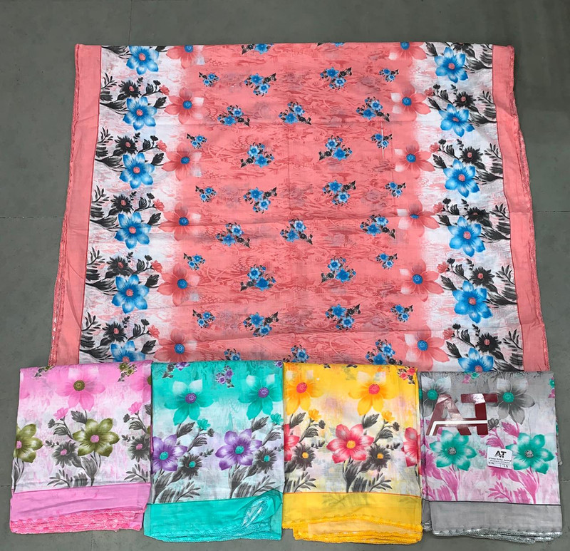 Cotton Dupatta Taniya Fancy — wholesale cotton dupatta, Apsara Textiles Itwari Nagpur