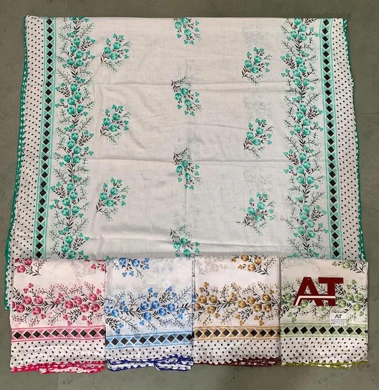 Cotton Dupatta Jyoti Fancy — wholesale cotton dupatta, Apsara Textiles Itwari Nagpur