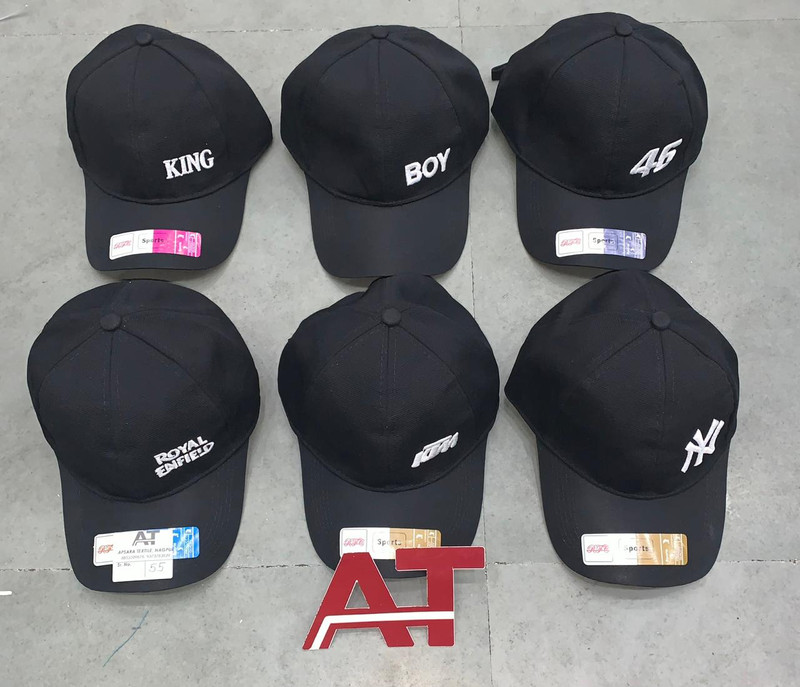 Black Flexi Cap — wholesale, Apsara Textiles Nagpur