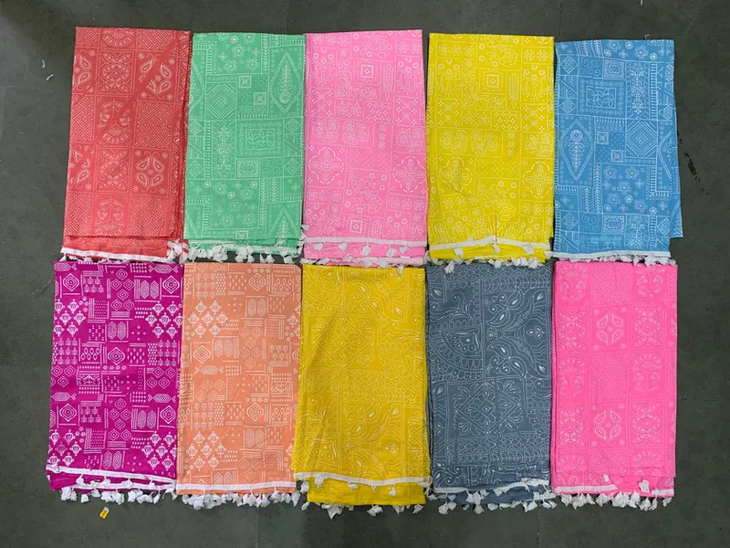 Fancy Mix Dupatta — wholesale indo cotton mix dupatta, Apsara Textiles Itwari Nagpur