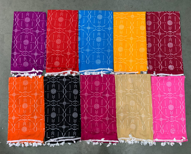 Fancy Mix Dupatta — wholesale indo cotton mix dupatta, Apsara Textiles Itwari Nagpur