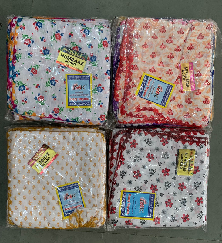 Cotton Scarf 44X44 — wholesale scarf 44x44, Apsara Textiles Itwari Nagpur