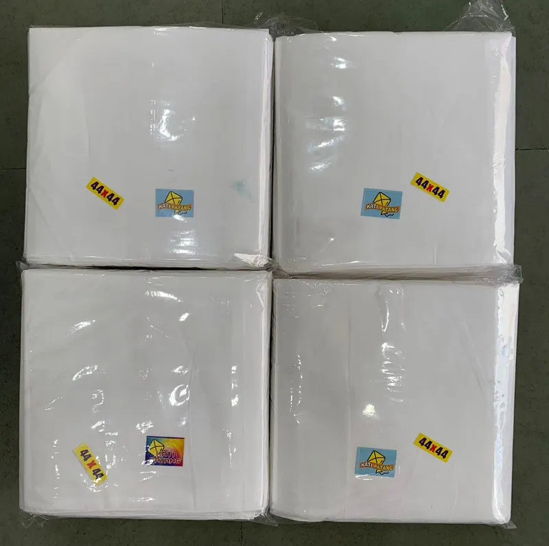 W W 44X44 — wholesale white rumal, Apsara Textiles Itwari Nagpur