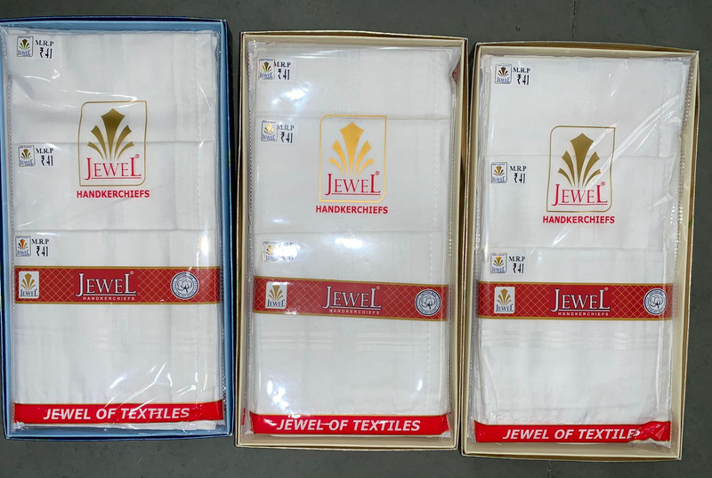 Jewel J63 W/w — wholesale gents box rumal, Apsara Textiles Itwari Nagpur