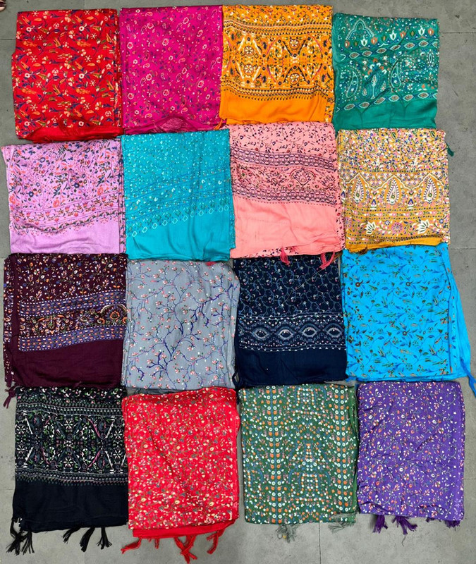 Apsara Stole — wholesale reyon stole heavy, Apsara Textiles Itwari Nagpur