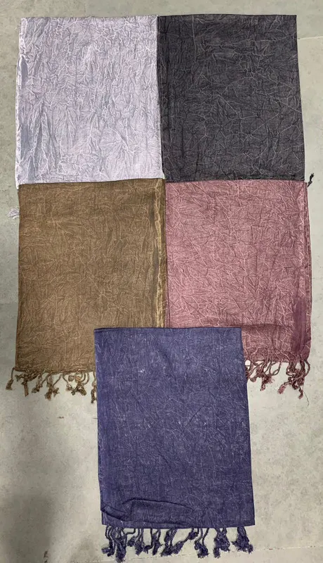 Lt Denim Plain — wholesale satin stole, Apsara Textiles Itwari Nagpur