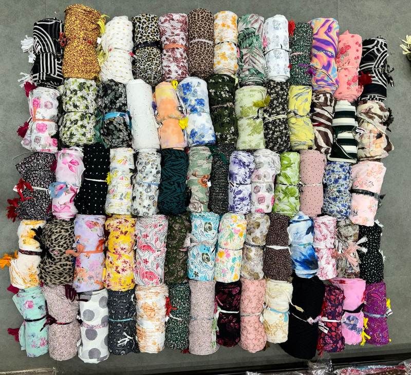 Short Scarf — wholesale fancy stole, Apsara Textiles Itwari Nagpur