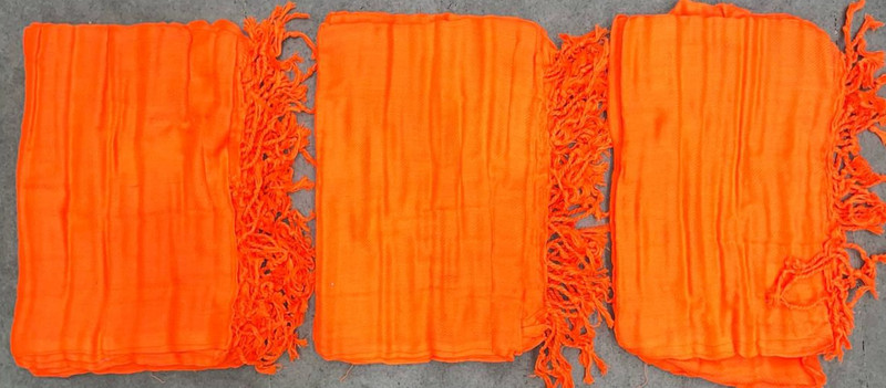 Orange Stole — wholesale satin stole, Apsara Textiles Itwari Nagpur