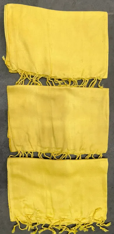 Yellow Stole — wholesale satin stole, Apsara Textiles Itwari Nagpur