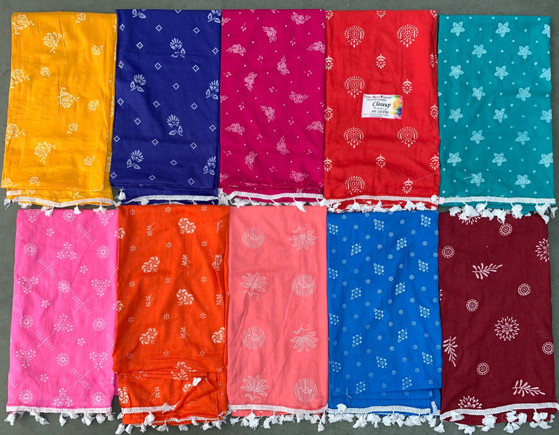 Fancy Mix Dark — wholesale indo cotton mix dupatta, Apsara Textiles Itwari Nagpur