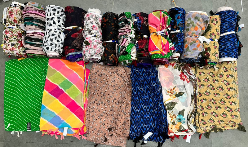 Short Scarf — wholesale fancy stole, Apsara Textiles Itwari Nagpur