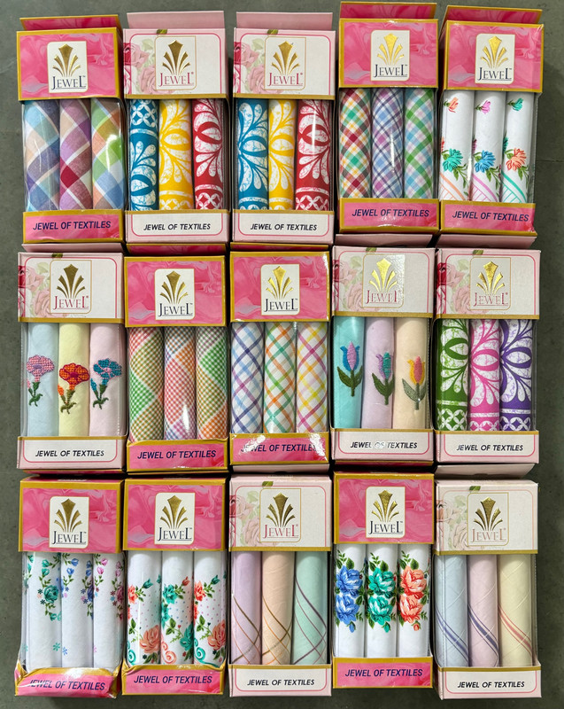 Ladies Rumal 3PC Packing — wholesale textile maal, Apsara Textiles Itwari Nagpur