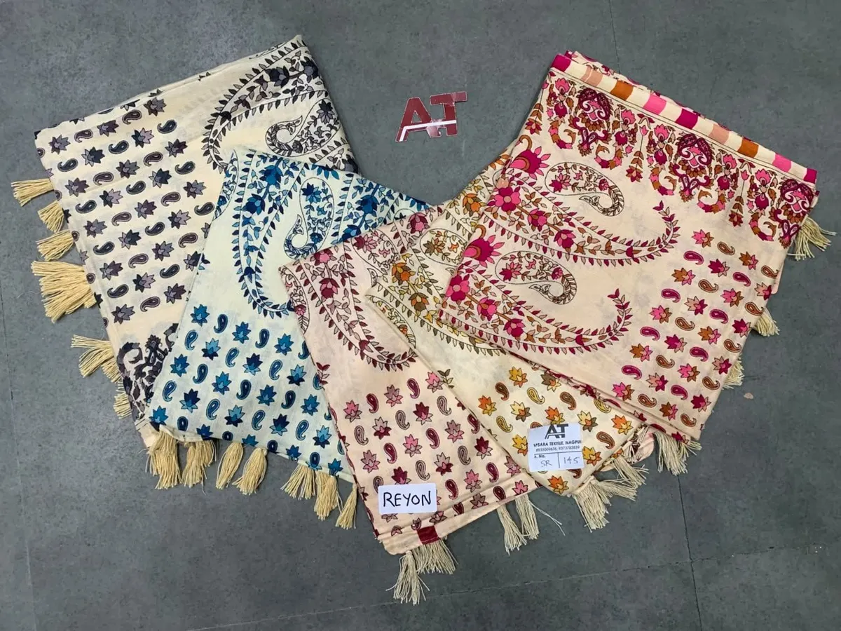 Sharvan Reyon Stole — wholesale, Apsara Textiles Nagpur