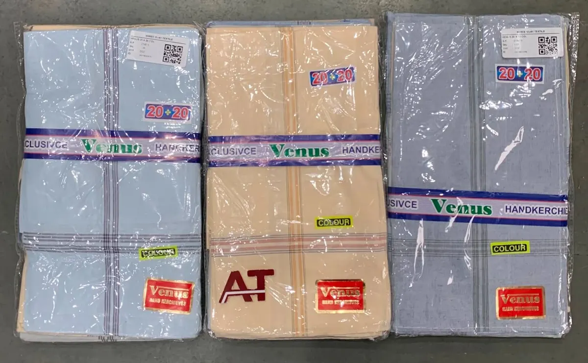 Venus 20X20 Col — wholesale gents rumal 2, Apsara Textiles Itwari Nagpur