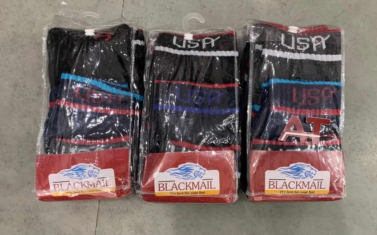 Socks 3 Piece Blackmail — wholesale, Apsara Textiles Nagpur