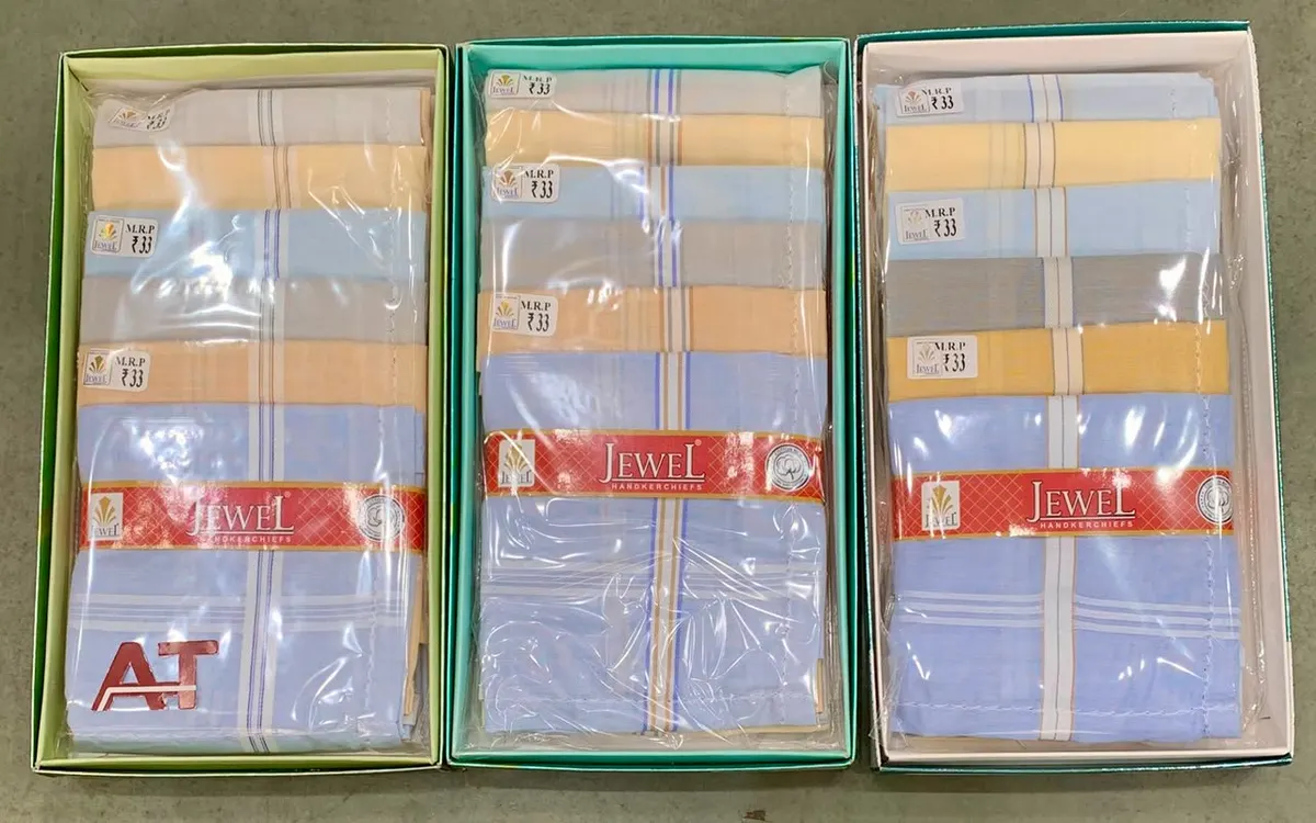 Jewel J54 Col — wholesale gents box rumal, Apsara Textiles Itwari Nagpur