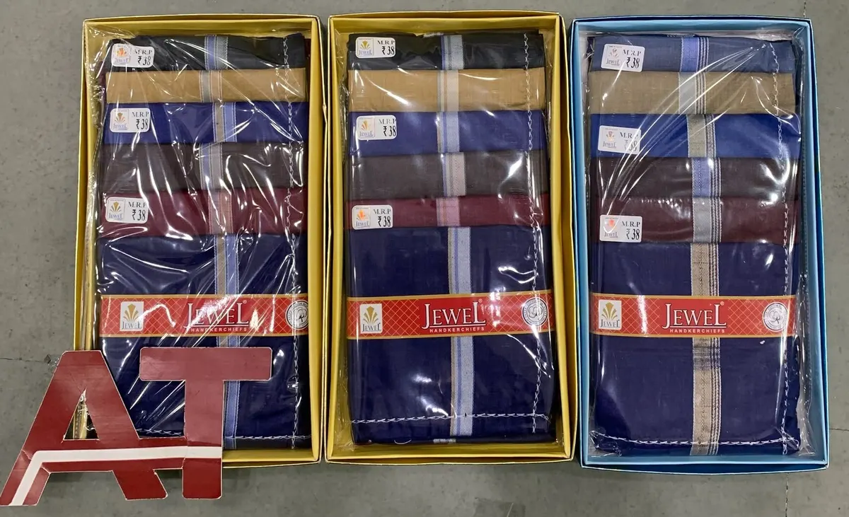 Jewel J57 D/b — wholesale gents box rumal, Apsara Textiles Itwari Nagpur